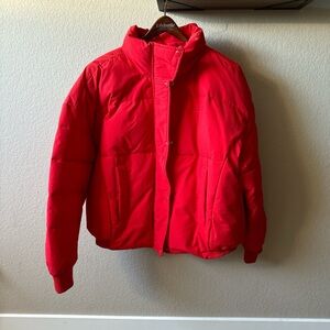 Women’s Levi Red Puffer Jacket